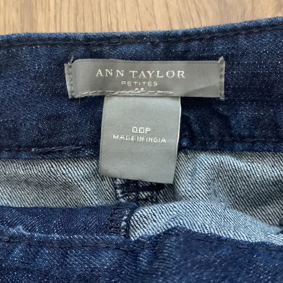 Ann Taylor Blue Jean Skirt, Size 00P - Picture 3 of 7